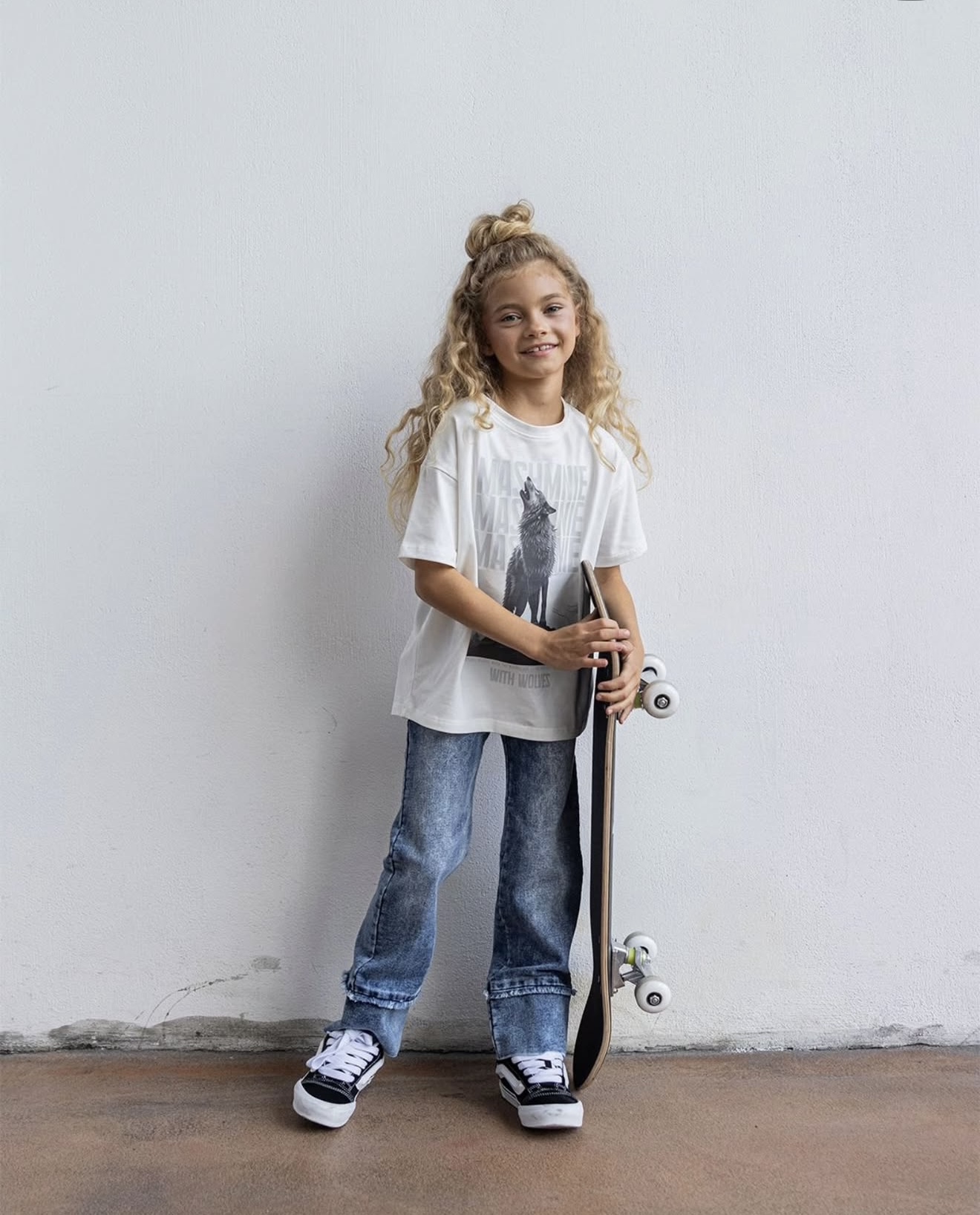 MashMnie mergaičių džinsai