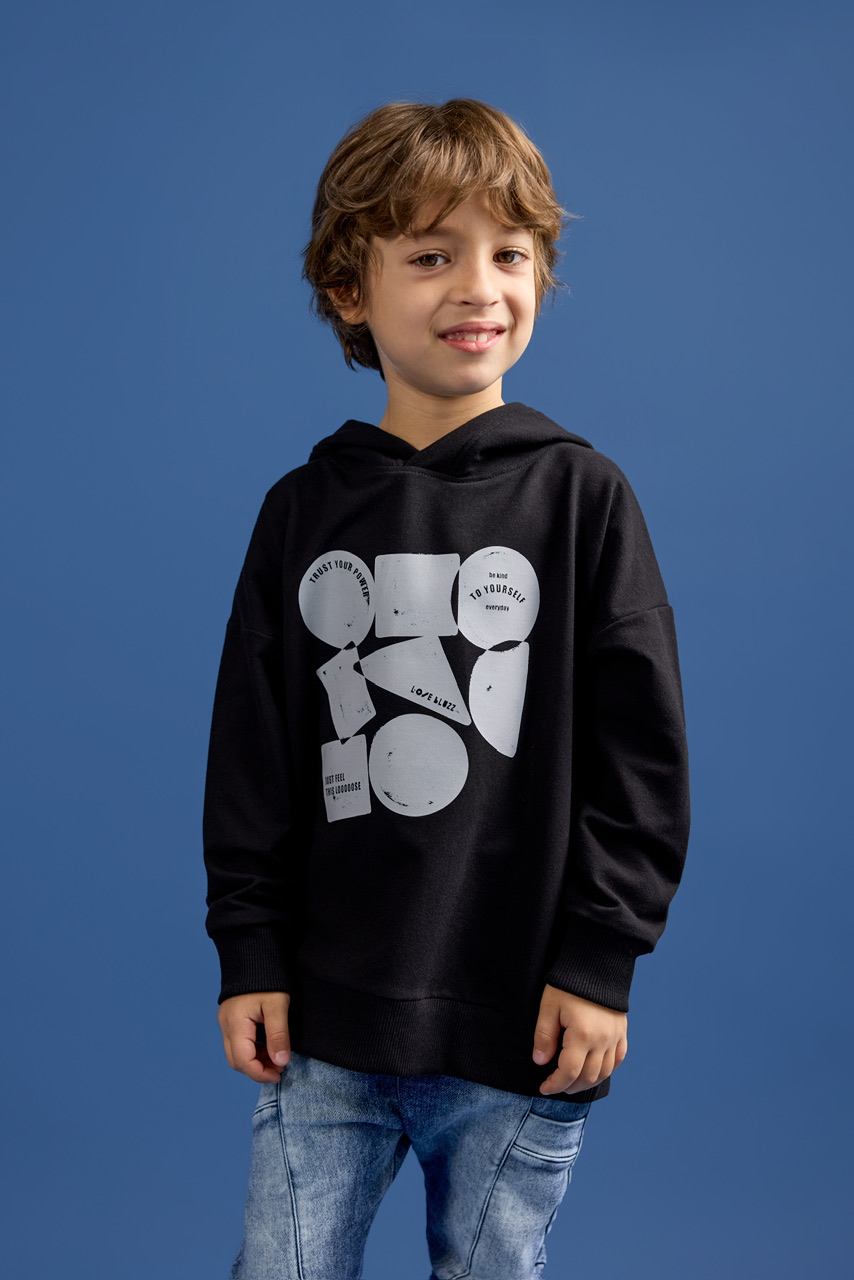 Juodos spalvos megztukas “ Trust yourself”